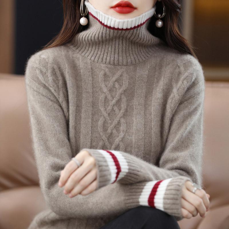 Однотонный трикотажный пуловер с высоким воротником, женский осенне-зимний, новый, для работы, модный, омолаживающий, с косами, мягкий, ворсистый, ленивый свитер женский One Size
Однотонный трикотажный пуловер с высоким воротником, женский осенне-зимний, новый, для работы, модный, омолаживающий, с косами, мягкий, ворсистый, ленивый свитер женский One Size