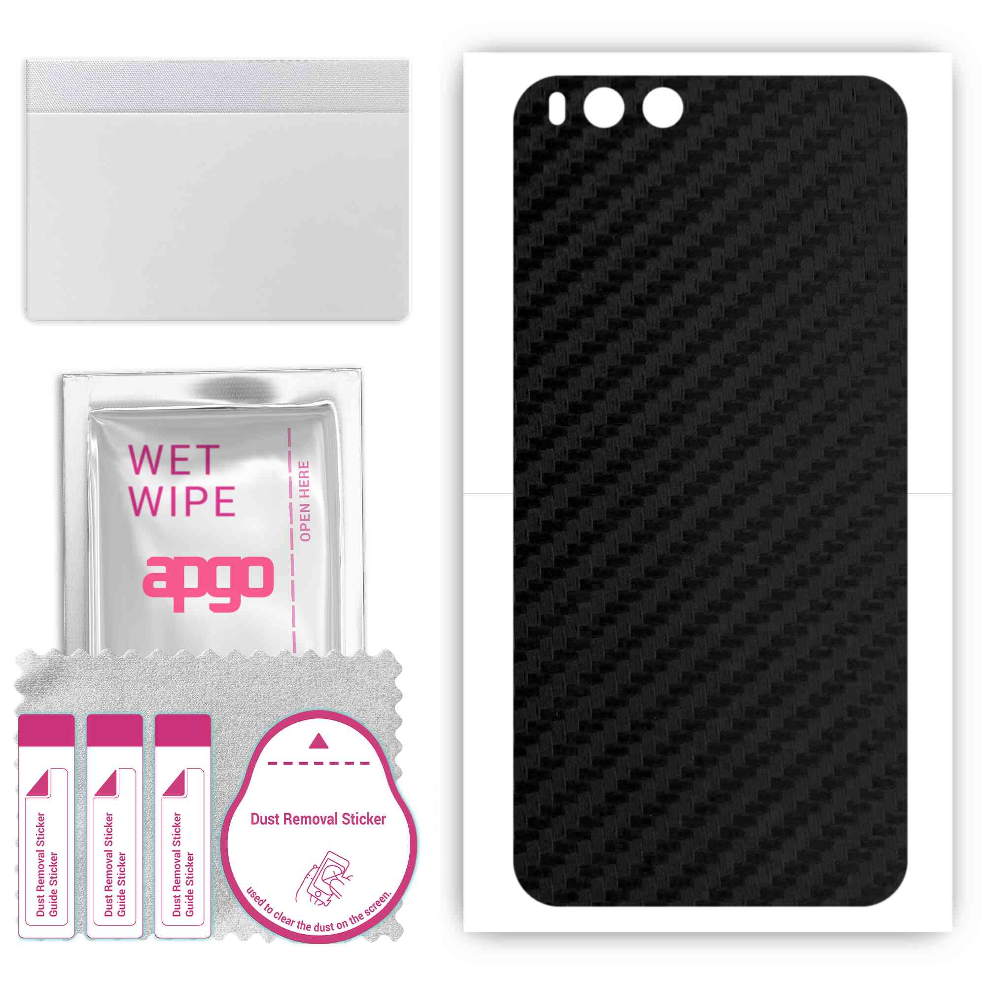 Apgo Protective Skin Sticker для задньої панелі, сумісної з Xiaomi Mi Note 3, Wrap Film, Foil, Vinyl - Pattern Carbon Black
Apgo Protective Skin Sticker для задньої панелі, сумісної з Xiaomi Mi Note 3, Wrap Film, Foil, Vinyl - Pattern Carbon Black