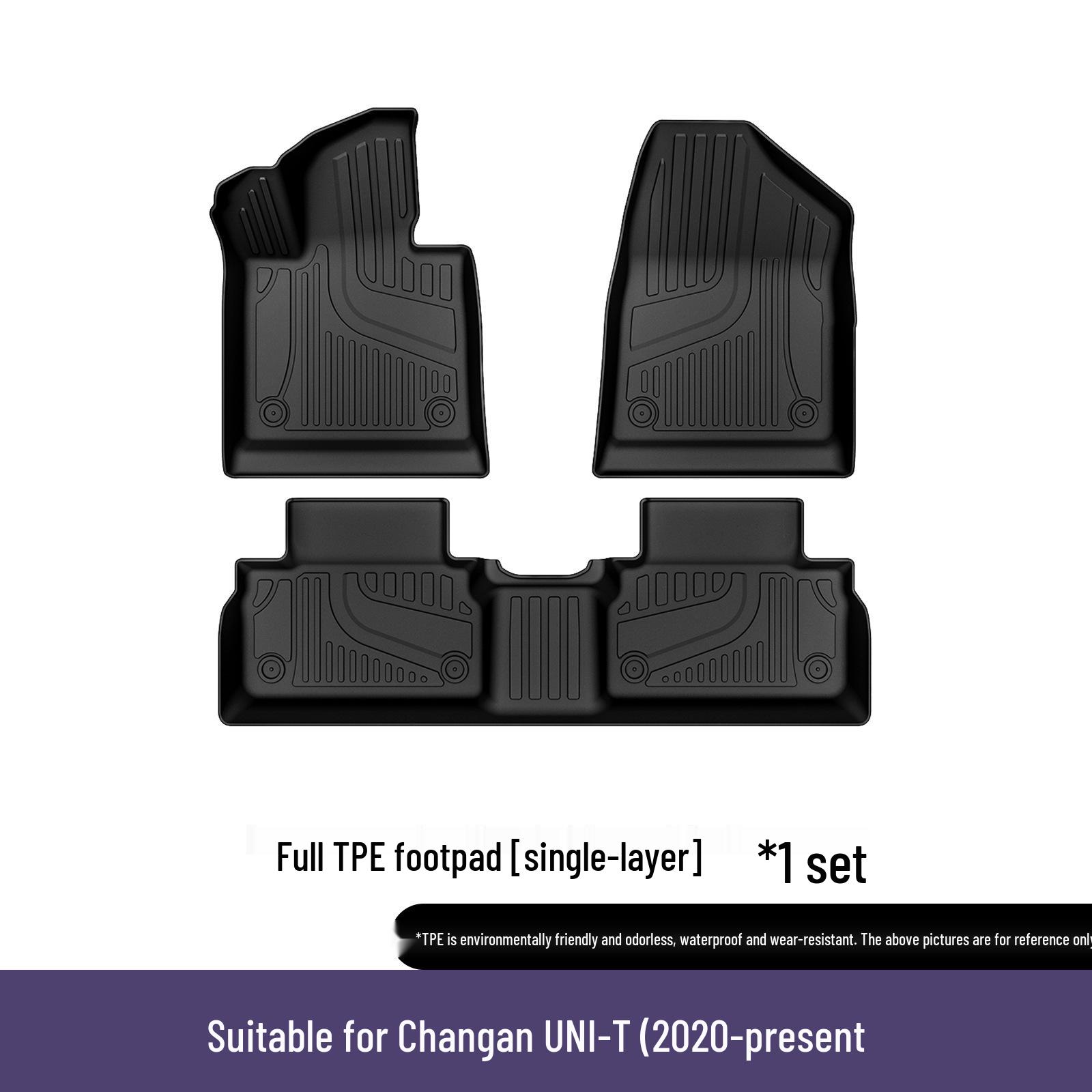 Экологичные 3D TPE коврики для пола для Changan UNI-T – Всепогодная защита
Экологичные 3D TPE коврики для пола для Changan UNI-T – Всепогодная защита