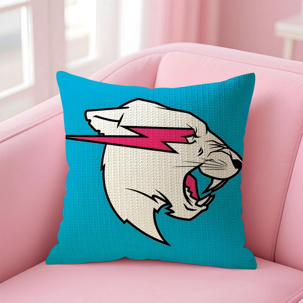 Mr Cute BBeasts Logo Cushion Cover Natural Linen Pillow Case DoubleSided Print Decorative Sofa Pillowcase Home Decor Gift 30x30cm
Mr Cute BBeasts Logo Cushion Cover Natural Linen Pillow Case DoubleSided Print Decorative Sofa Pillowcase Home Decor Gift 30x30cm