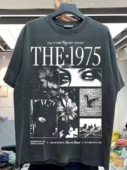 The 1975 Band Tour Graphic Short Sleeve Black Color Unisex Tshirt Men Women Unisex T-Shirt L
The 1975 Band Tour Graphic Short Sleeve Black Color Unisex Tshirt Men Women Unisex T-Shirt L