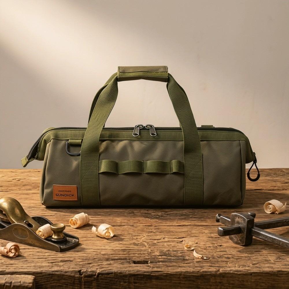 Zipper Closure Camping Tool Bag Large Capacity Gear Storage Bag Wide Mouth Tool Bag Carpenters зелёный
Zipper Closure Camping Tool Bag Large Capacity Gear Storage Bag Wide Mouth Tool Bag Carpenters зелёный