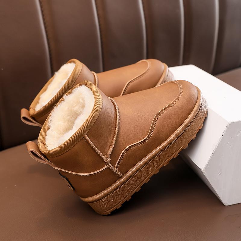Children Snow Boots with Warm Plush Kids Short Boots Fashion Soild Color Winter Boys Girls Casual Boots Non-slip Soft Sole 36
Children Snow Boots with Warm Plush Kids Short Boots Fashion Soild Color Winter Boys Girls Casual Boots Non-slip Soft Sole 36