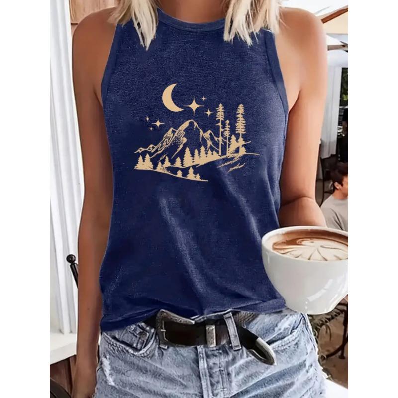 Топ-майка без рукавов с принтом пейзажа, весна-лето, с круглым вырезом, пуловер, жилет XXL темно-синий
Топ-майка без рукавов с принтом пейзажа, весна-лето, с круглым вырезом, пуловер, жилет XXL темно-синий