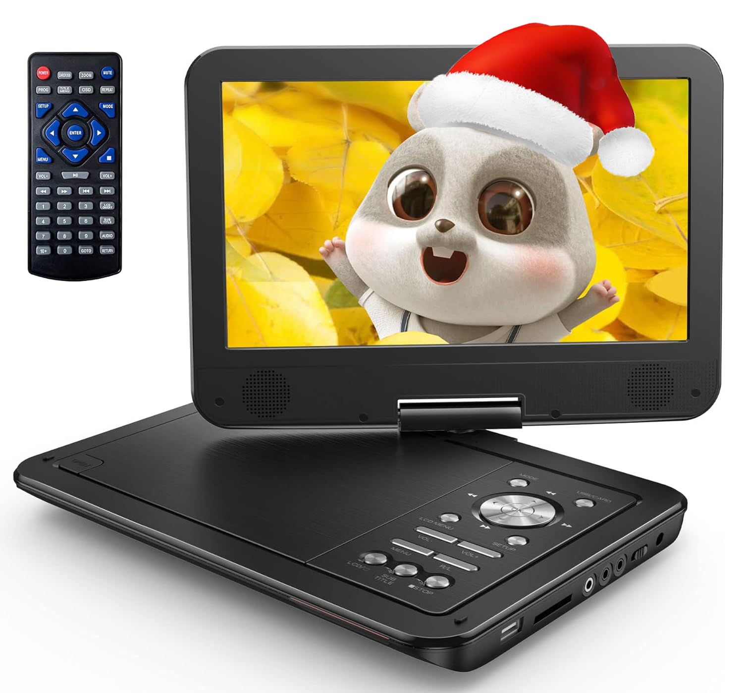 Портативний DVD-програвач YOTON Оснащений РК-дисплеєм і акумуляторною батареєю, що забезпечує безперервну роботу від 4 до 6 годин. чорний
Портативний DVD-програвач YOTON Оснащений РК-дисплеєм і акумуляторною батареєю, що забезпечує безперервну роботу від 4 до 6 годин. чорний