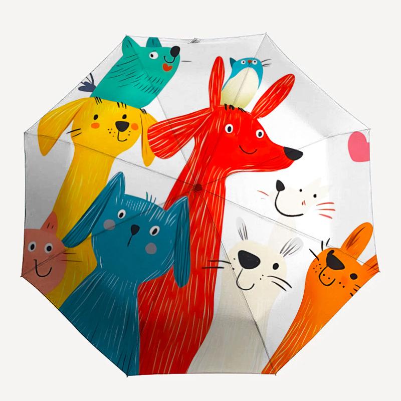 1pc Pet Animal Automatic Folding Umbrella with 8-Rib Windproof Design, Portable Foldable Sunshade Umbrella For Halloween, Christmas Gifts118
1pc Pet Animal Automatic Folding Umbrella with 8-Rib Windproof Design, Portable Foldable Sunshade Umbrella For Halloween, Christmas Gifts118