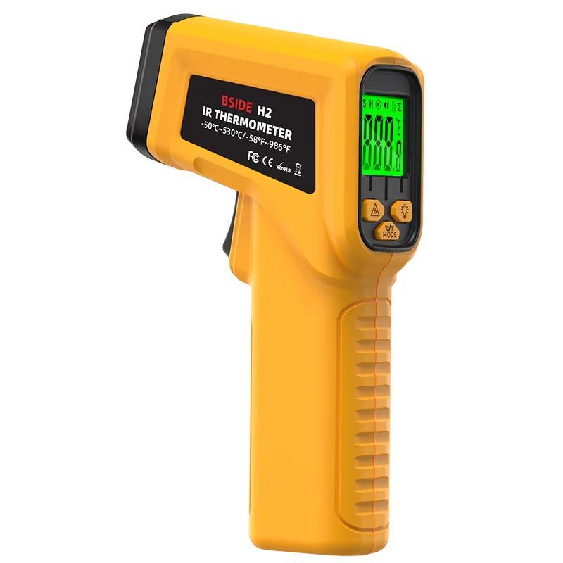 H2 Digital Laser Infrared Thermometer Gun -50~530°C Contactless Temperature Meter Laser Positioning High Sensitivity Pyrometer
H2 Digital Laser Infrared Thermometer Gun -50~530°C Contactless Temperature Meter Laser Positioning High Sensitivity Pyrometer