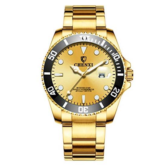 Wristwatch 30M Water Resistant Watch Date Luminous Reverse Rotation Prevention Bezel Dial Metal Band Quartz O.H Diver s Men s (Gold) золотой
Wristwatch 30M Water Resistant Watch Date Luminous Reverse Rotation Prevention Bezel Dial Metal Band Quartz O.H Diver s Men s (Gold) золотой