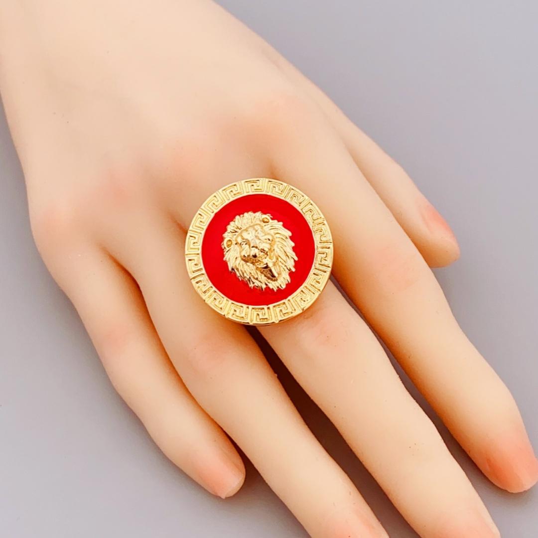 Уникальное кольцо из цинкового сплава с регулируемыми кольцами в стиле львиной головы для женщин
Уникальное кольцо из цинкового сплава с регулируемыми кольцами в стиле львиной головы для женщин