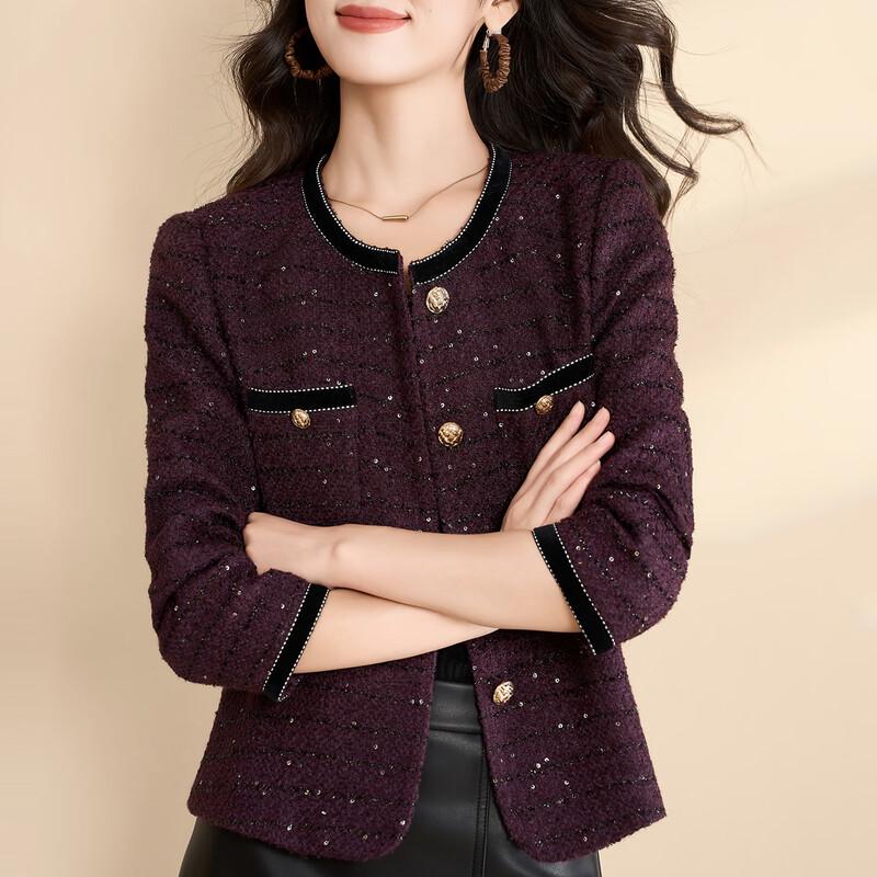 Keberei Women s French Style Tweed Short Jacket XL
Keberei Women s French Style Tweed Short Jacket XL