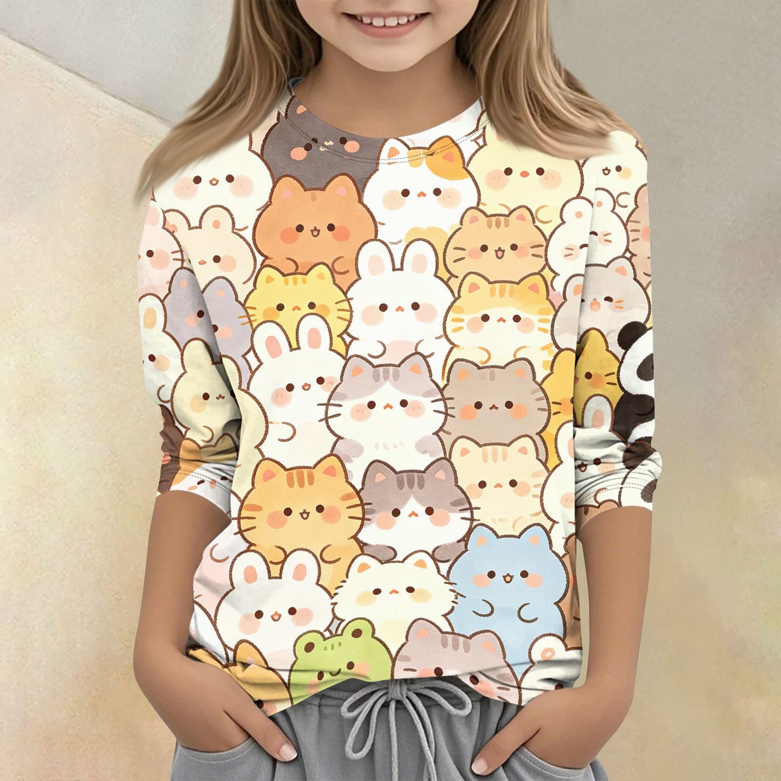 Kids Animal Print Crew Neck Three Quarter Sleeve Casual T Shirt Soft Fabric Comfortable Fit Lightweight Design Suitable for Everyday Wear 110 бежевый
Kids Animal Print Crew Neck Three Quarter Sleeve Casual T Shirt Soft Fabric Comfortable Fit Lightweight Design Suitable for Everyday Wear 110 бежевый