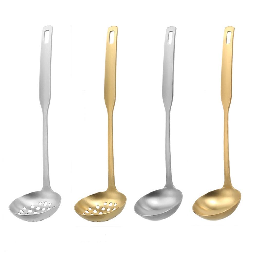 4 шт. серебряные и золотые половники из нержавеющей стали, кухонная ложка, прочная кухонная ложка с прорезями
4 шт. серебряные и золотые половники из нержавеющей стали, кухонная ложка, прочная кухонная ложка с прорезями