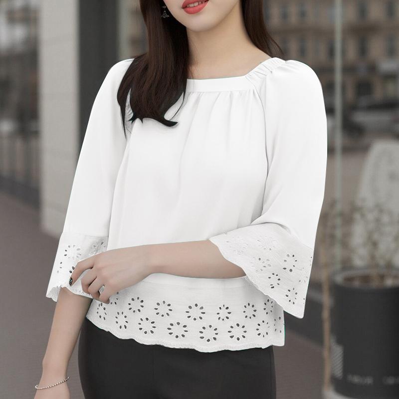 ZANZEA Женская повседневная блузка с квадратным вырезом и рукавом 3/4 из кружева в стиле пэчворк S белый
ZANZEA Женская повседневная блузка с квадратным вырезом и рукавом 3/4 из кружева в стиле пэчворк S белый