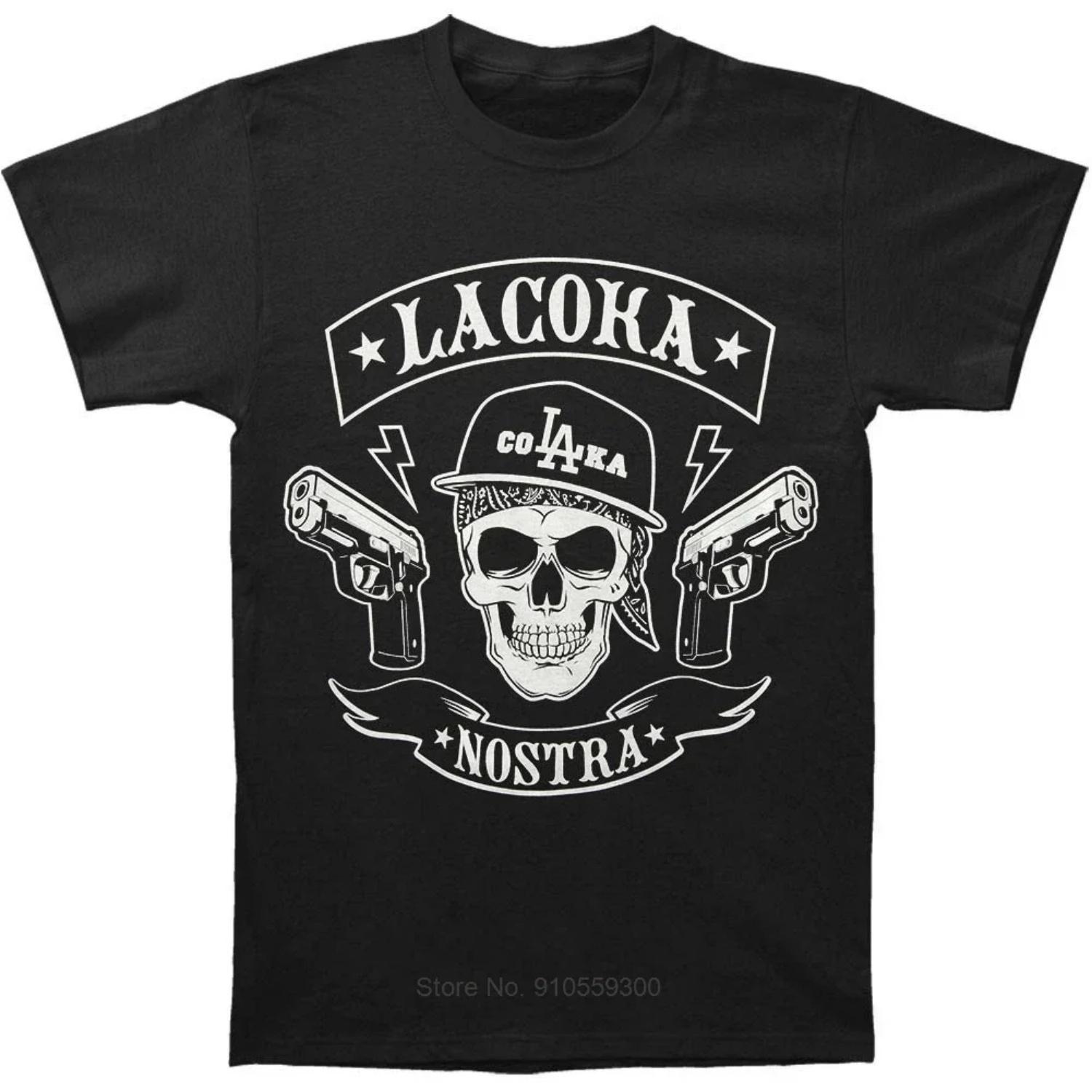 Funny Men t shirt Women novelty tshirt La Coka Nostra MC (LA) T-Shirt male brand teeshirt men summer cotton t shirt XXXXXL чорний
Funny Men t shirt Women novelty tshirt La Coka Nostra MC (LA) T-Shirt male brand teeshirt men summer cotton t shirt XXXXXL чорний