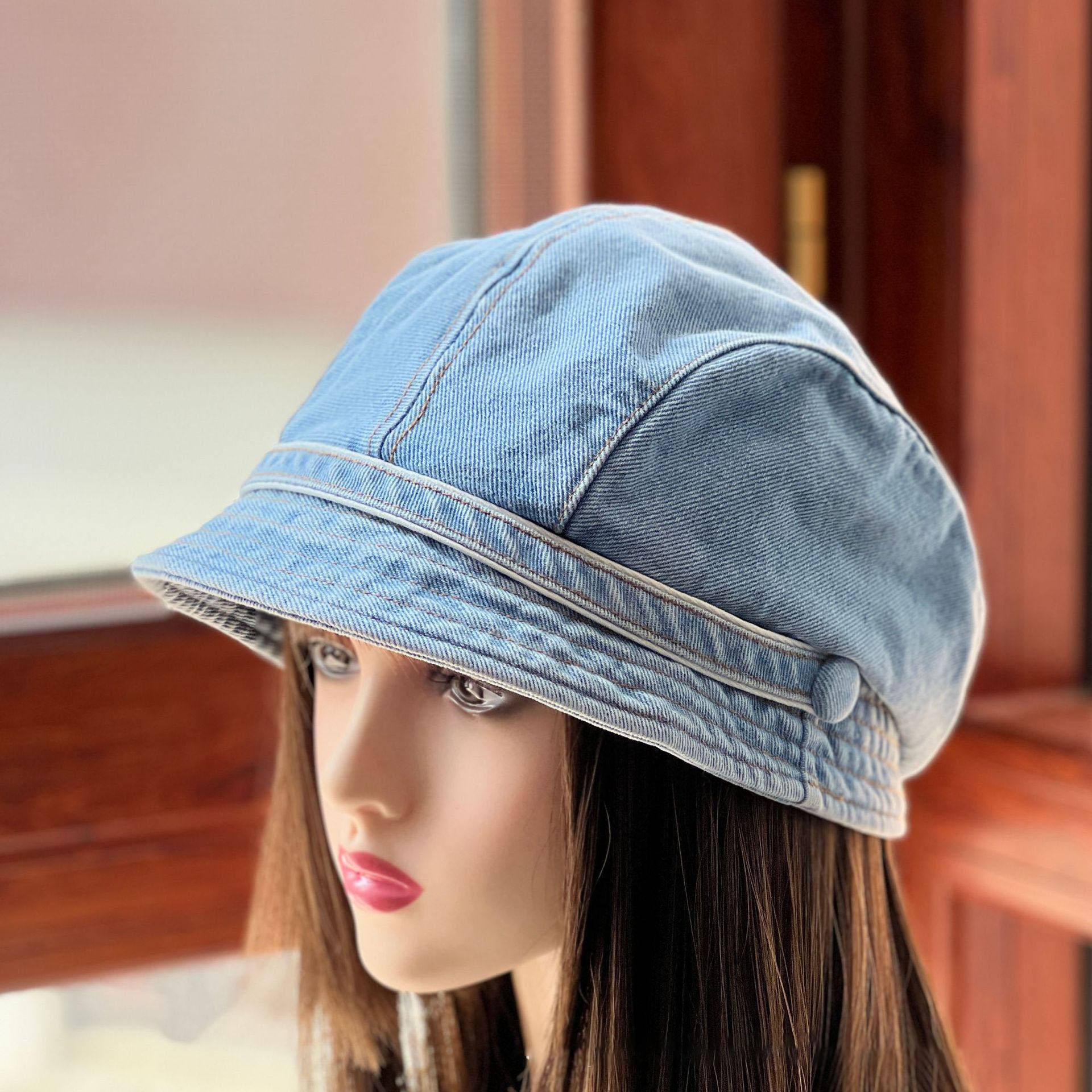 Vintage Cowboy Duck Tongue Stacked Hat Outdoor Casual Spring and Autumn Street Style Beret Women s Face Show Small Painter Hat adult світло-синій колір
Vintage Cowboy Duck Tongue Stacked Hat Outdoor Casual Spring and Autumn Street Style Beret Women s Face Show Small Painter Hat adult світло-синій колір
