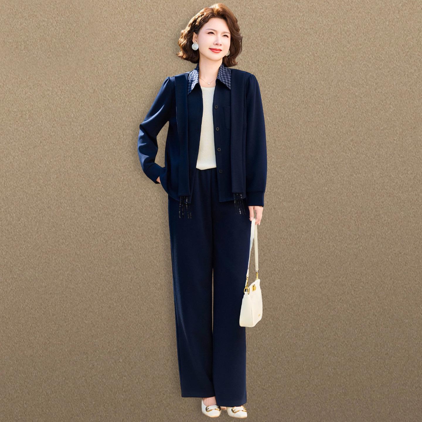 Mom s 2026 Spring Casual Two-Piece: Hoodie & Wide-Leg Pants Set for Middle-aged and Elderly Women 3XL (120-135 lbs)
Mom s 2026 Spring Casual Two-Piece: Hoodie & Wide-Leg Pants Set for Middle-aged and Elderly Women 3XL (120-135 lbs)