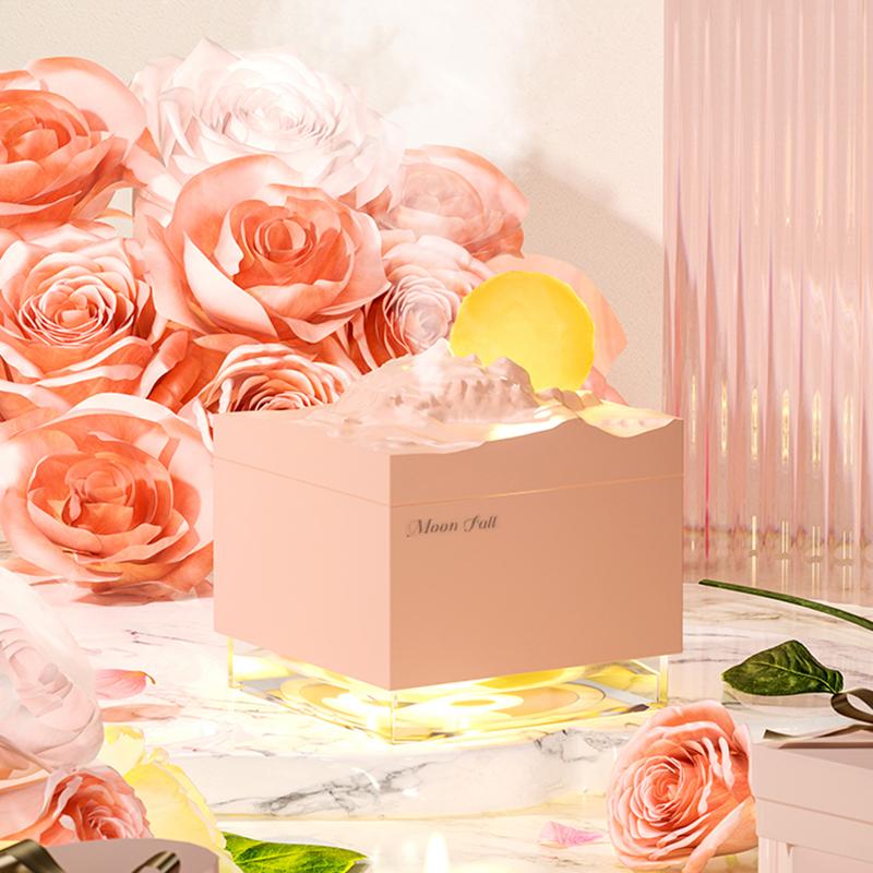 K-31 Moon Fallen Night Light USB Mist Diffuser Home Office Desktop Air Humidifier (CE RoHS FCC Certificated) Pink
K-31 Moon Fallen Night Light USB Mist Diffuser Home Office Desktop Air Humidifier (CE RoHS FCC Certificated) Pink