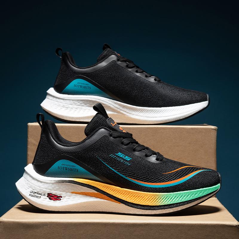 Новые мужские кроссовки для марафона, удобная дышащая повседневная обувь, амортизирующая сетка, нескользящие кроссовки для мужчин и женщин, обувь для ходьбы EU36 чёрный
Новые мужские кроссовки для марафона, удобная дышащая повседневная обувь, амортизирующая сетка, нескользящие кроссовки для мужчин и женщин, обувь для ходьбы EU36 чёрный