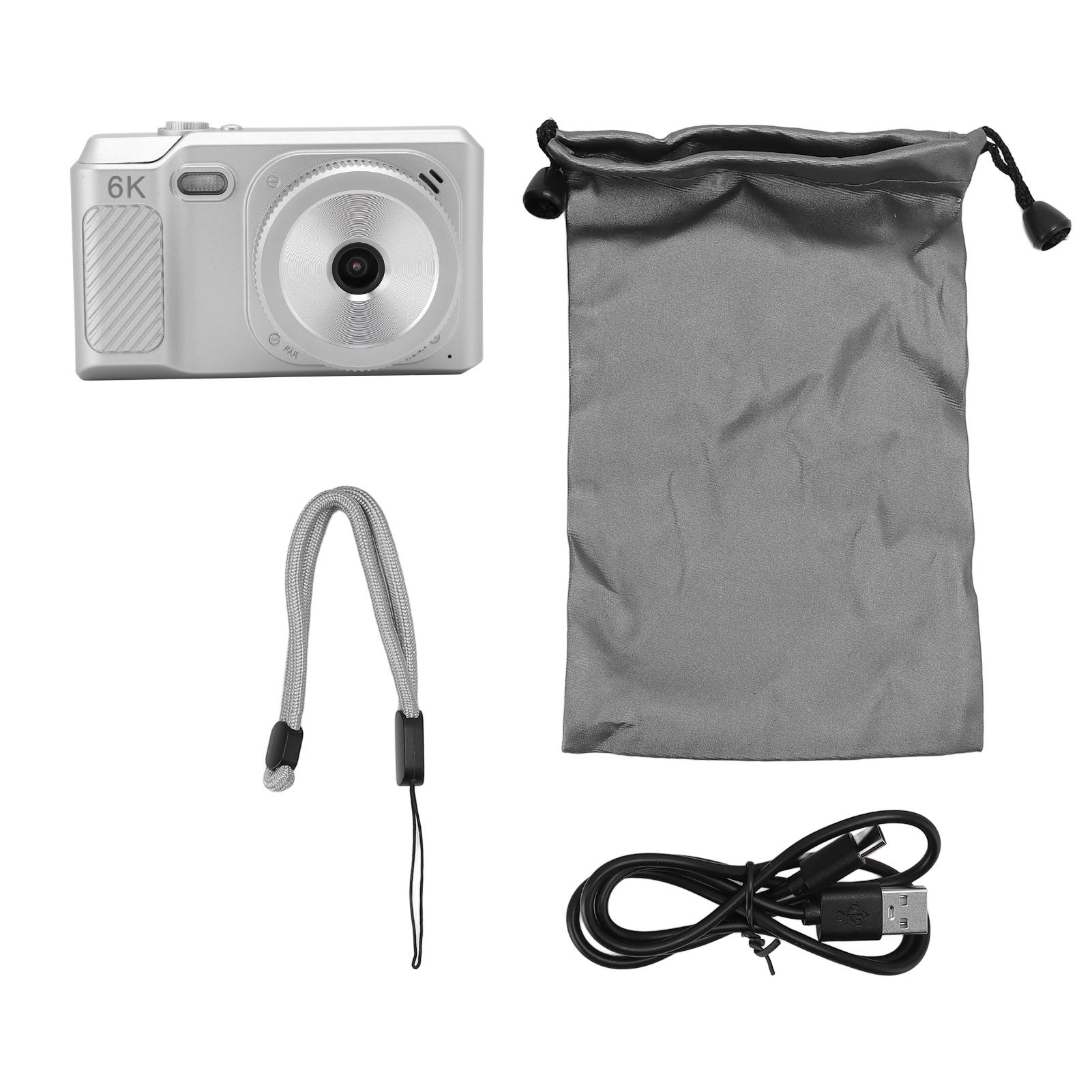 Digital Camera 1080P High Definition 16X Digital Zoom Auto Focus Anti Shake Beauty Camera for срібний
Digital Camera 1080P High Definition 16X Digital Zoom Auto Focus Anti Shake Beauty Camera for срібний