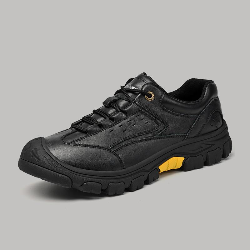 Foreign trade first layer cowhide men s shoes genuine leather autumn and winter outdoor hiking shoes men s casual hiking shoes travel shoes 38 чорний
Foreign trade first layer cowhide men s shoes genuine leather autumn and winter outdoor hiking shoes men s casual hiking shoes travel shoes 38 чорний
