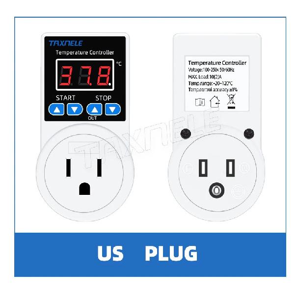 Socket Thermostat Digital Temperature Controller Socket Outlet 110V 220V NTC Sensor Probe Heating Cooling EU US UK Plug US plug
Socket Thermostat Digital Temperature Controller Socket Outlet 110V 220V NTC Sensor Probe Heating Cooling EU US UK Plug US plug
