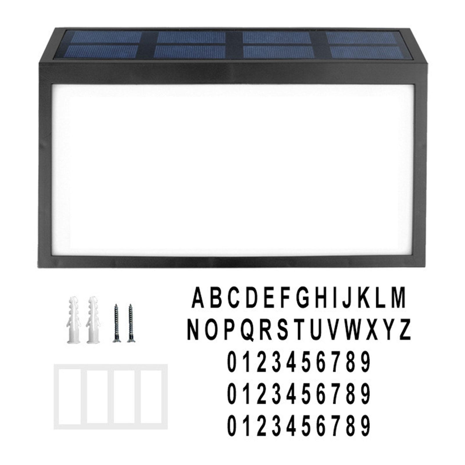 Солнечный номер дома свет уличный водонепроницаемый светодиодный знак адреса лампа дверная декоративная табличка настенный светильник легко установить B
Солнечный номер дома свет уличный водонепроницаемый светодиодный знак адреса лампа дверная декоративная табличка настенный светильник легко установить B