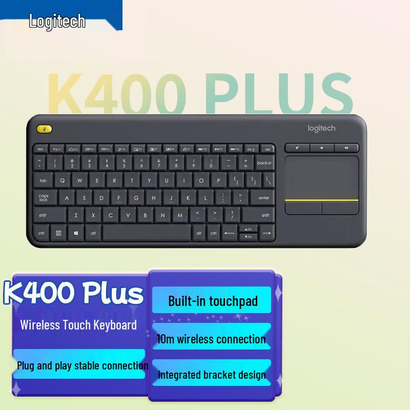 Logitech K400 Plus Wireless Touchpad Keyboard
Logitech K400 Plus Wireless Touchpad Keyboard