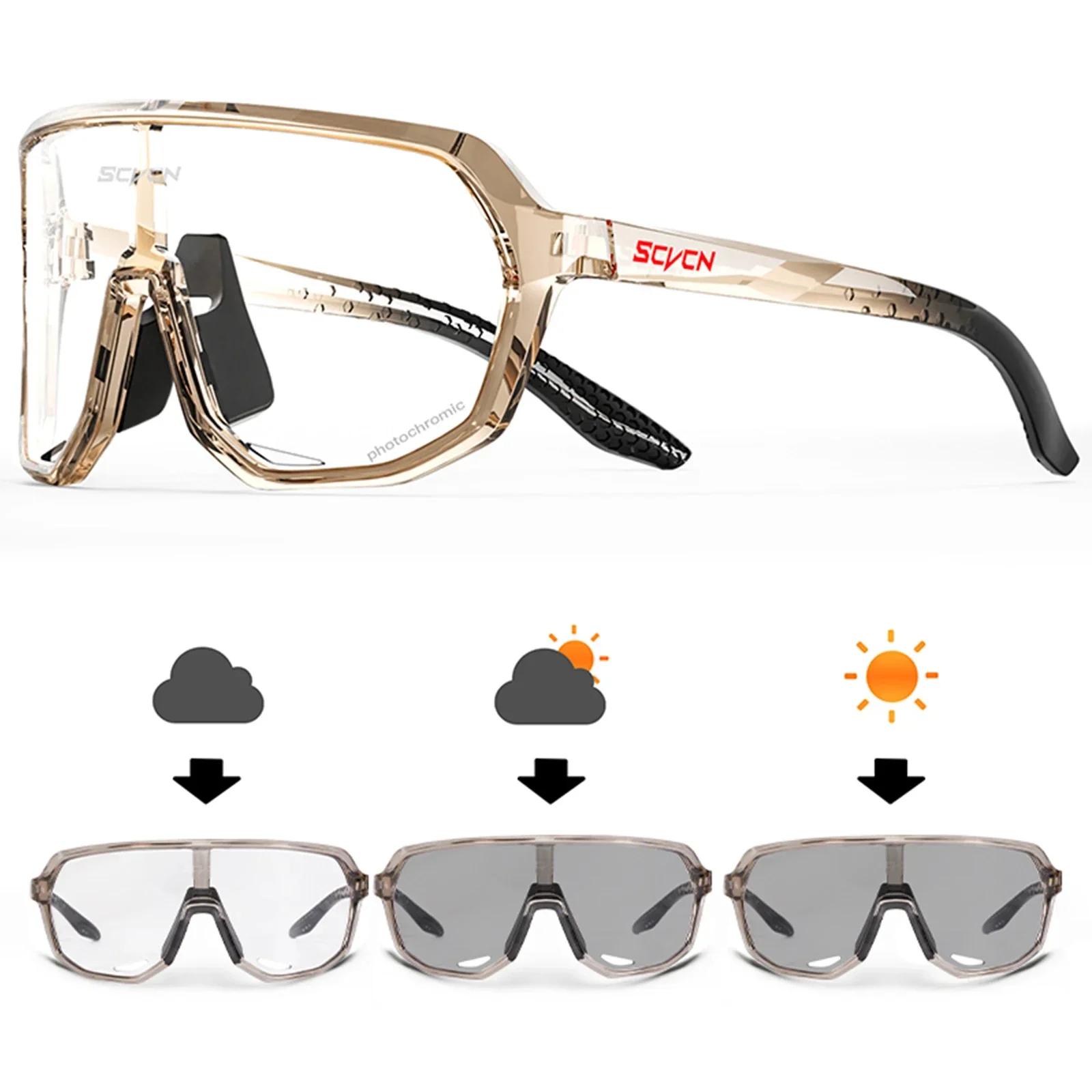 Scvcn Cycling Glasses Photochromic Men Sunglasses Mountain Bike Road Bicycle Eyewear Cycle Goggles Sports UV400 Polarized MTB Photochromic lens
Scvcn Cycling Glasses Photochromic Men Sunglasses Mountain Bike Road Bicycle Eyewear Cycle Goggles Sports UV400 Polarized MTB Photochromic lens