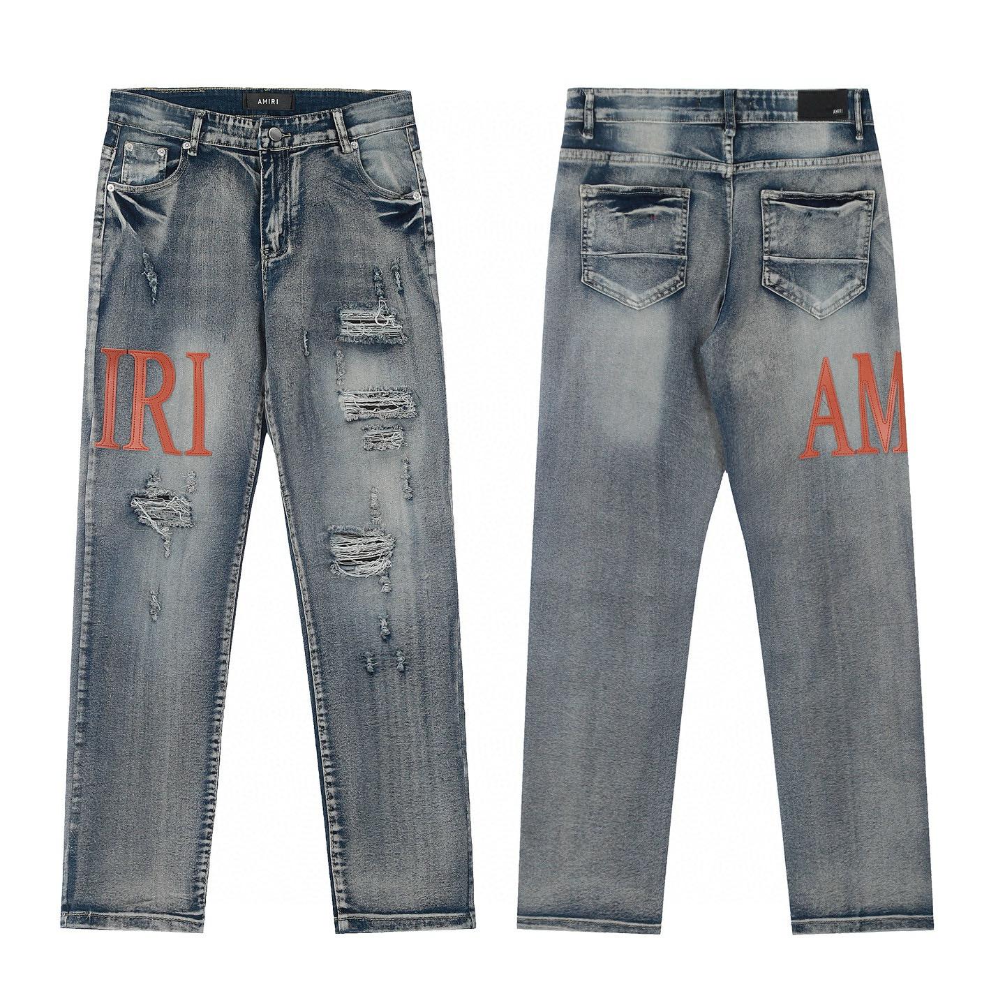 M03 Amiri Men s and Women s American Style Trendy Jeans with Fabric Patches, Holes, Embroidery, Casual and Fashionable High Street Pants 36
M03 Amiri Men s and Women s American Style Trendy Jeans with Fabric Patches, Holes, Embroidery, Casual and Fashionable High Street Pants 36