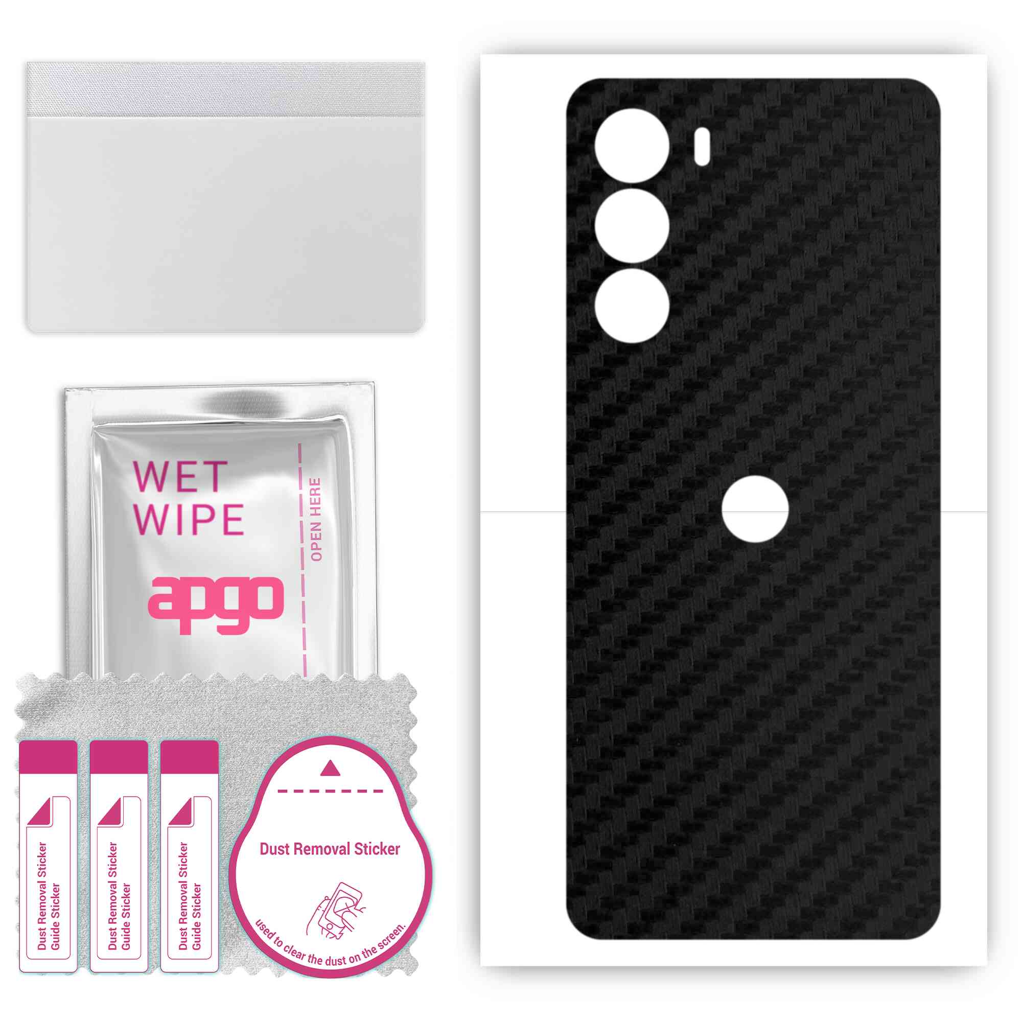 apgo Protective Skin Sticker for the back compatible with Motorola Edge+ 2022, Wrap Film, Foil, Vinyl - Pattern Carbon Black
apgo Protective Skin Sticker for the back compatible with Motorola Edge+ 2022, Wrap Film, Foil, Vinyl - Pattern Carbon Black