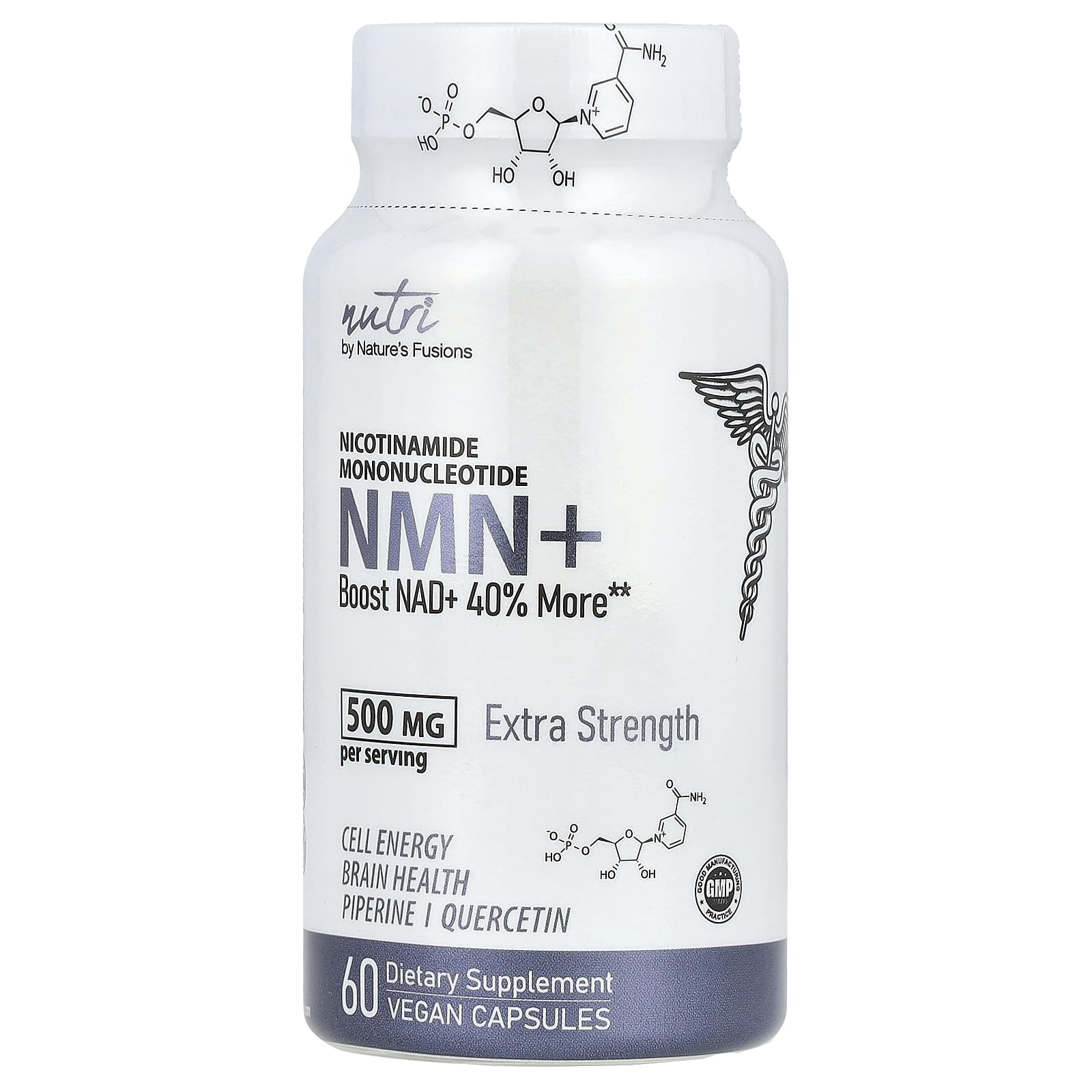 Nature s Fusions, NMN+, Extra Strength, 500 mg, 60 Veggie Capsules (250 mg per capsule)
Nature s Fusions, NMN+, Extra Strength, 500 mg, 60 Veggie Capsules (250 mg per capsule)