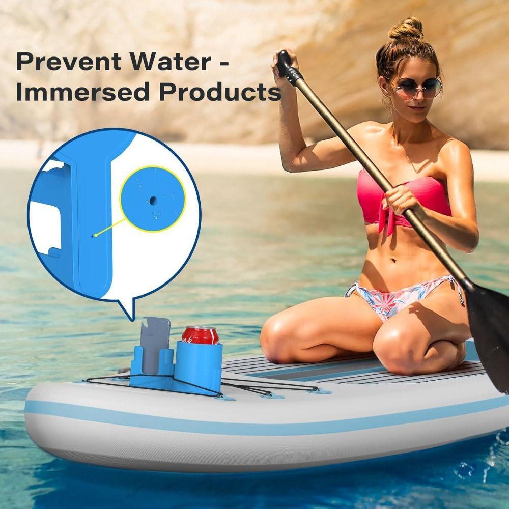 Multi-Functional Paddle Board Cup Holder 2 in 1 Paddle Phone Holder Kayak Drink Holder Kayak чорний
Multi-Functional Paddle Board Cup Holder 2 in 1 Paddle Phone Holder Kayak Drink Holder Kayak чорний