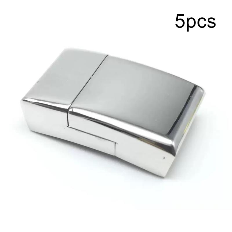 Alloy Flat Strong Magnetic Clasp Magnetic Buckles Leather Cord Connector For Diy Jewelry Making Bracelet Accessories 5pcs срібний
Alloy Flat Strong Magnetic Clasp Magnetic Buckles Leather Cord Connector For Diy Jewelry Making Bracelet Accessories 5pcs срібний