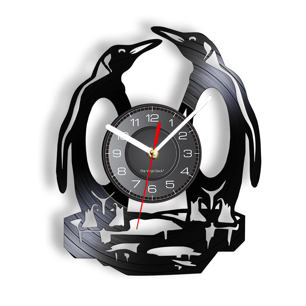 Antarctic Penguins Wall Clock Three Emperor Penguins Living Room Decor Vinyl Record Wall Clock South Pole Seabird Penguins Gift
Antarctic Penguins Wall Clock Three Emperor Penguins Living Room Decor Vinyl Record Wall Clock South Pole Seabird Penguins Gift