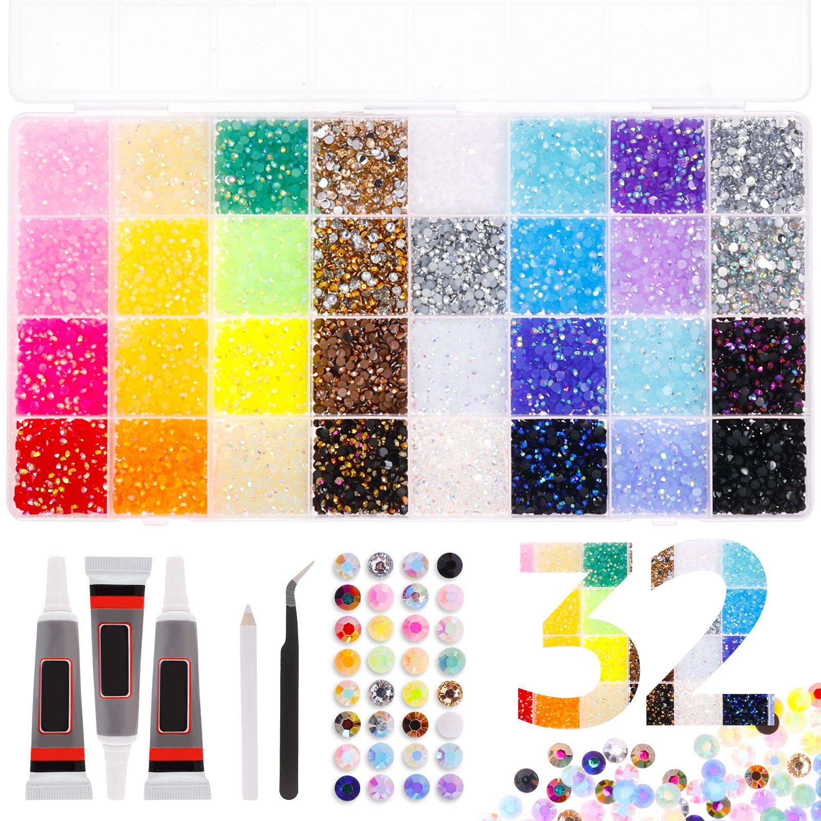 18000/32000Pcs Resin Rhinestone Tools Set Non-Hotfix Flatback Crystal Resin Stone Glue on DIY Decoration Nails Crafts with Tools
18000/32000Pcs Resin Rhinestone Tools Set Non-Hotfix Flatback Crystal Resin Stone Glue on DIY Decoration Nails Crafts with Tools