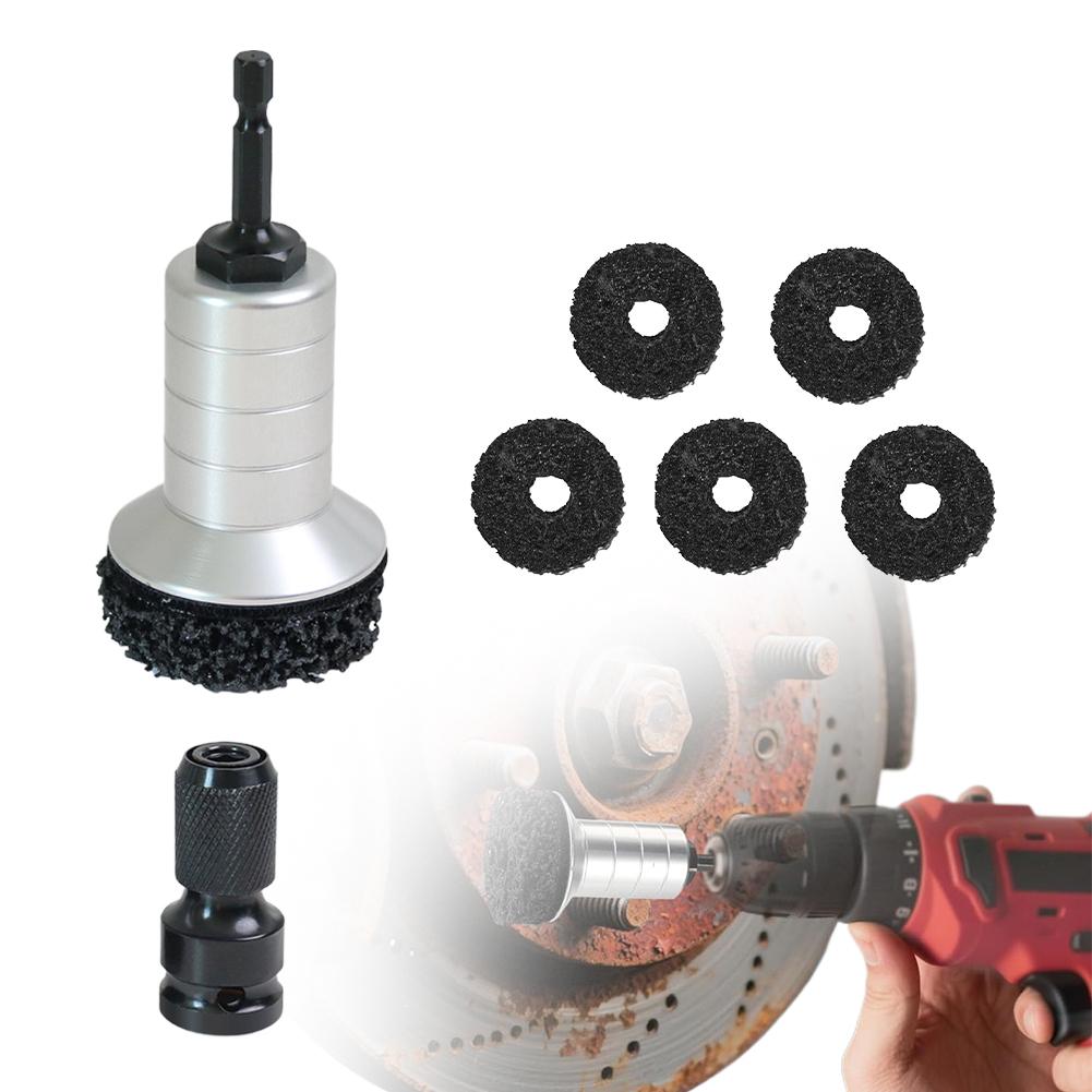 Wheel Hub Rust Removal Tool With 5 Sanding Discs Stud Rotor Brake Kit ABS Shell Tool Cleaner Anti-Corrosion & Polishing X6J9 A
Wheel Hub Rust Removal Tool With 5 Sanding Discs Stud Rotor Brake Kit ABS Shell Tool Cleaner Anti-Corrosion & Polishing X6J9 A