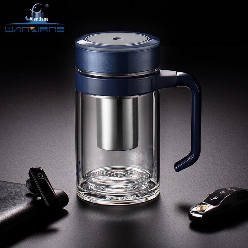 Double-Layer Heat-Resistant Office Glass Mug with Handle
Double-Layer Heat-Resistant Office Glass Mug with Handle