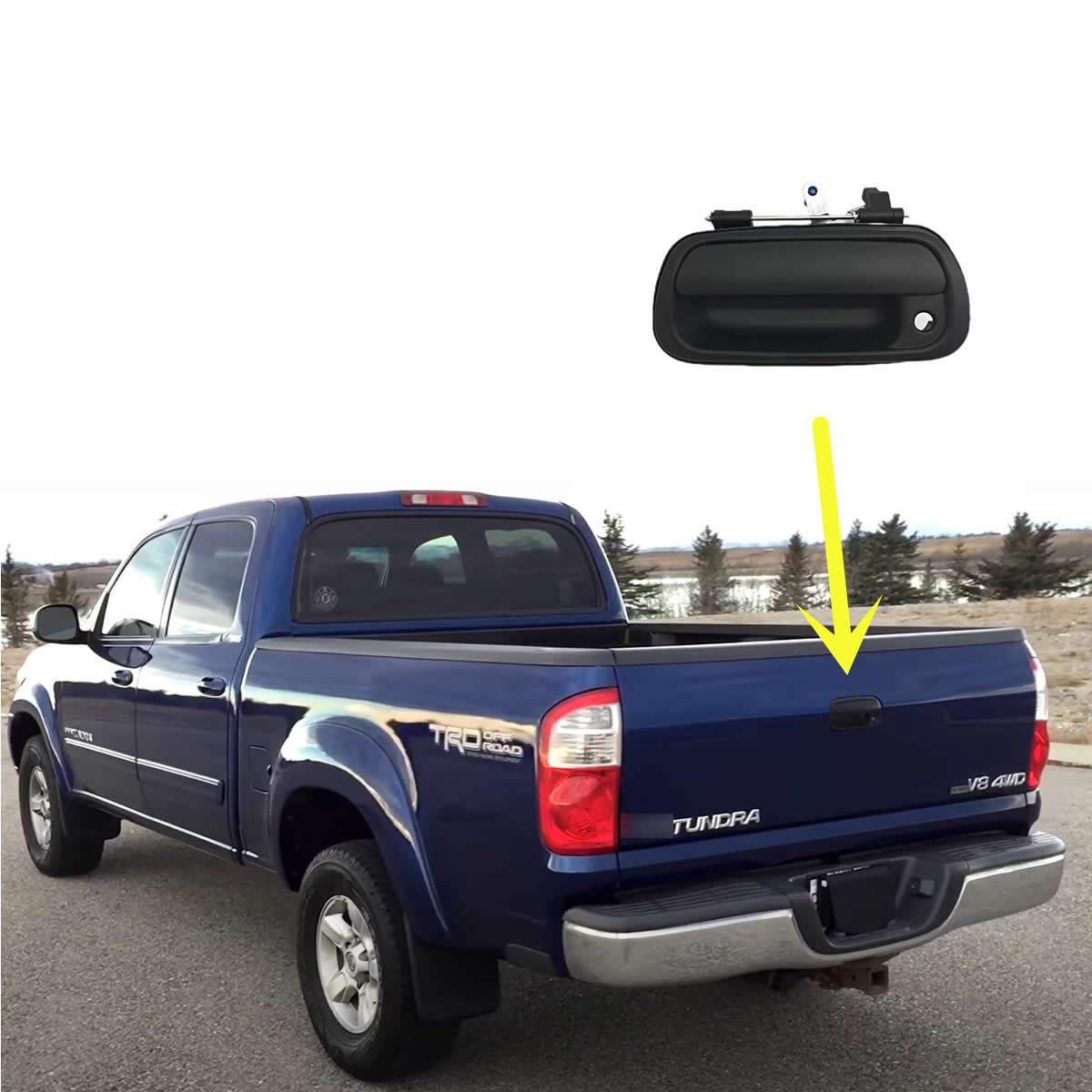 69090-0C030 Tailgate Handle Replacement for 2000-2006 Tundra Replaces 69090-0C010 with Keyhole