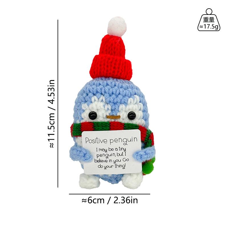 Funny Christmas Crochet Dolls Handwoven Christmas Gifts Creative Knitted Doll Friends Gift
Funny Christmas Crochet Dolls Handwoven Christmas Gifts Creative Knitted Doll Friends Gift