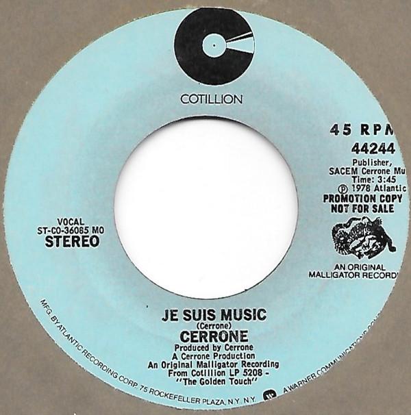 7-дюймовая пластинка CERRONE - Je Suis Music 44244 Cotillion 1978 США Танцевальная и Электронная Б/У
7-дюймовая пластинка CERRONE - Je Suis Music 44244 Cotillion 1978 США Танцевальная и Электронная Б/У