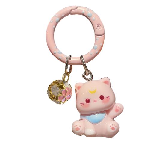 Keychain Pendant Three-dimensional Cat Bell Sound Keyring Keys Bags Phone Lanyard Versatile Hanging Ornament
Keychain Pendant Three-dimensional Cat Bell Sound Keyring Keys Bags Phone Lanyard Versatile Hanging Ornament