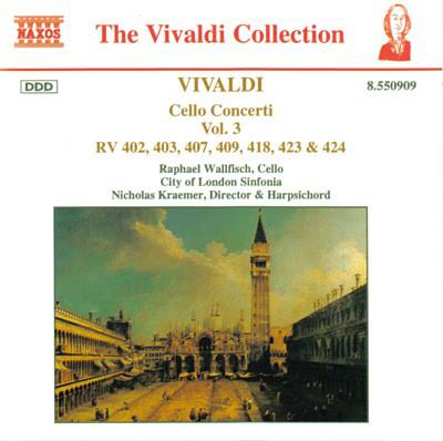 CD ANTONIO VIVALDI - ANDREW WATKINSON, - Cello Concerti, Vol. 3 (RV 402, 403 8550909 Naxos 1995 Germany Classical Used
CD ANTONIO VIVALDI - ANDREW WATKINSON, - Cello Concerti, Vol. 3 (RV 402, 403 8550909 Naxos 1995 Germany Classical Used