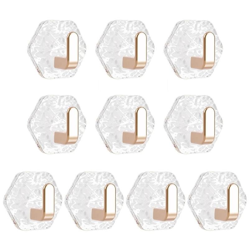 10 шт. Невидимый акриловый клейкий крючок Прочные материалы Без повреждений Настенный аксессуар для организации дома
10 шт. Невидимый акриловый клейкий крючок Прочные материалы Без повреждений Настенный аксессуар для организации дома