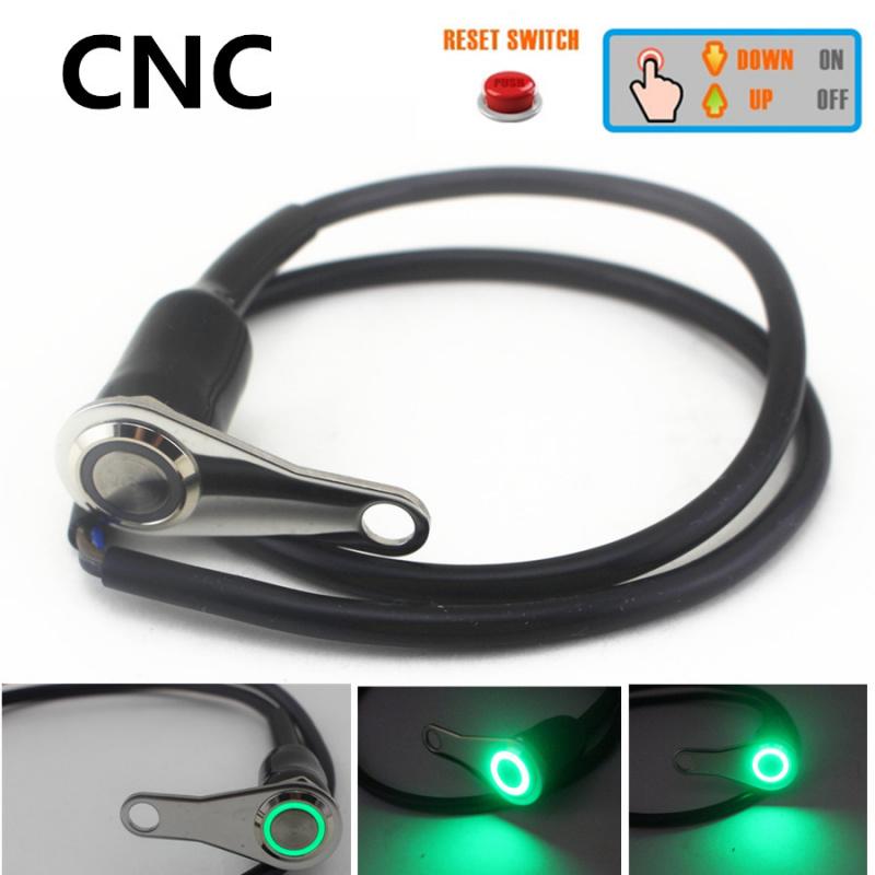 Universal Green LED CNC Aluminum Motorcycle Handlebar Switch with Waterproof Horn & Engine Start/Kill Button
Universal Green LED CNC Aluminum Motorcycle Handlebar Switch with Waterproof Horn & Engine Start/Kill Button