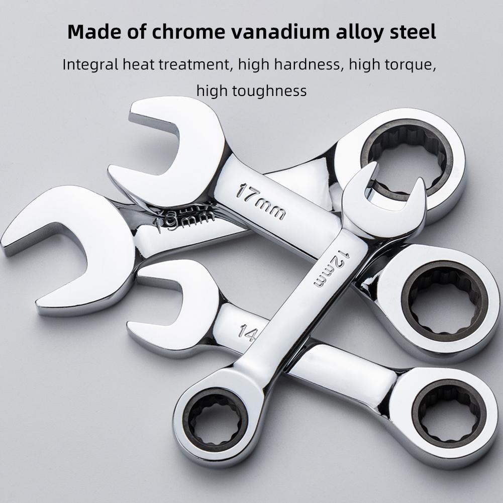 1 Pc Stubby Ratchet Spanner Ratchet Wrenches Auto Repair Hand Tools Short Wrenches 8mm-19mm 72 Tooth Ratchet Socket Spanner
1 Pc Stubby Ratchet Spanner Ratchet Wrenches Auto Repair Hand Tools Short Wrenches 8mm-19mm 72 Tooth Ratchet Socket Spanner
