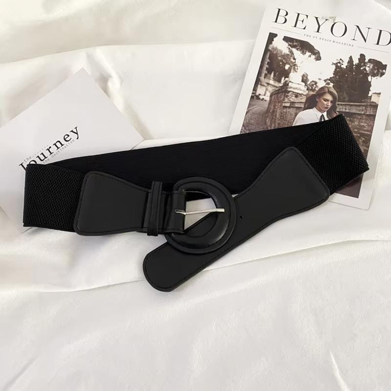 Новый черный эластичный пояс для женщин, ретро, дикий, с пряжкой-булавкой, тонкий, для талии, декоративный пояс-кушак для платья, пальто чёрный
Новый черный эластичный пояс для женщин, ретро, дикий, с пряжкой-булавкой, тонкий, для талии, декоративный пояс-кушак для платья, пальто чёрный