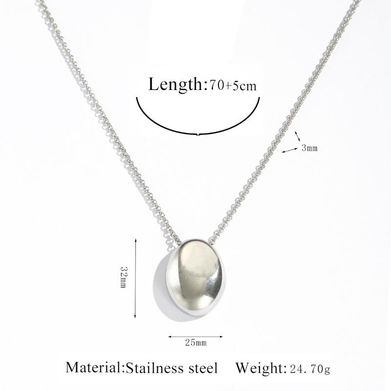 Stainless steel long pendant necklace accessories, fashionable, simple and versatile men s and women s sweater chain jewelry set
Stainless steel long pendant necklace accessories, fashionable, simple and versatile men s and women s sweater chain jewelry set