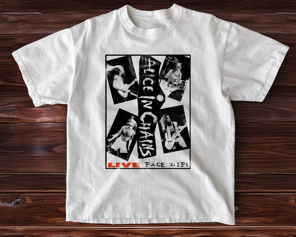 HOT Vintage Alice In Chains Live Face Lift White Cotton Tshirt Unisex T-Shirt L
HOT Vintage Alice In Chains Live Face Lift White Cotton Tshirt Unisex T-Shirt L