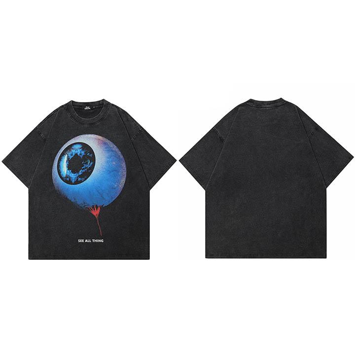 Hip Hop Retro Washed Black TShirt Streetwear Big Eyeball Graphic T Shirt Cotton Unisex Tshirt Men Tops Tees Dope YK S
Hip Hop Retro Washed Black TShirt Streetwear Big Eyeball Graphic T Shirt Cotton Unisex Tshirt Men Tops Tees Dope YK S