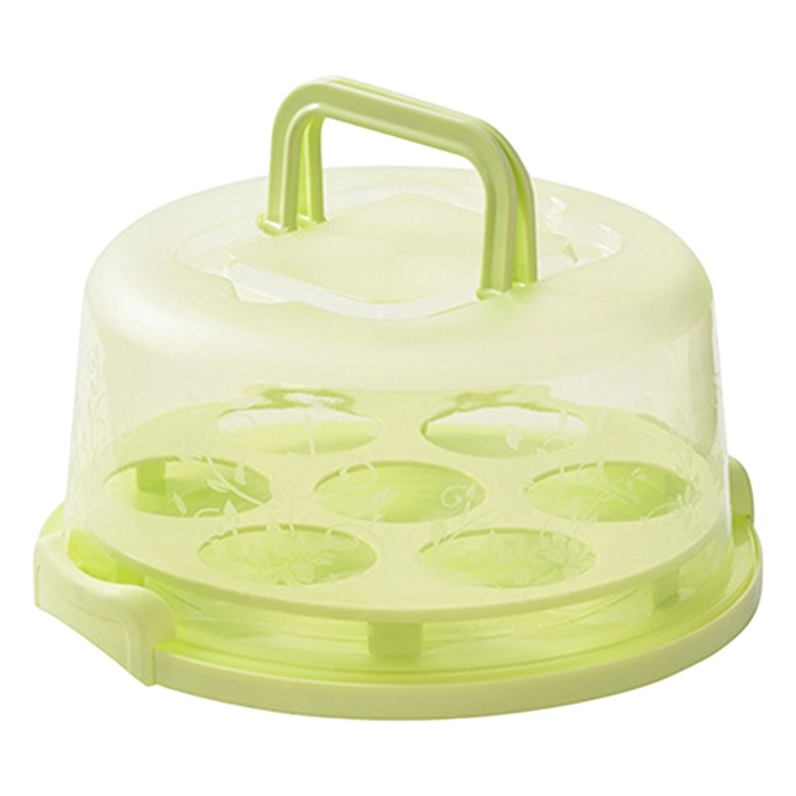 Elevated Cake Carrier with Dual Handles Portable Food Storage Box Suitable for Cupcakes Muffins and Small Cakes with Secure Lid and Base One Size зелёный
Elevated Cake Carrier with Dual Handles Portable Food Storage Box Suitable for Cupcakes Muffins and Small Cakes with Secure Lid and Base One Size зелёный